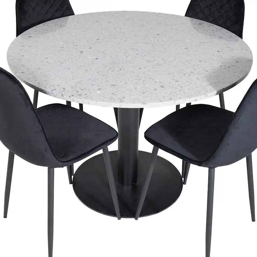 Matgrupp Venture Home Roxanna med 4 Phoi Stolar Runt