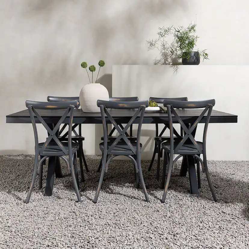 Matgrupp Venture Home Garcia Bord med 6 Tablas Stolar