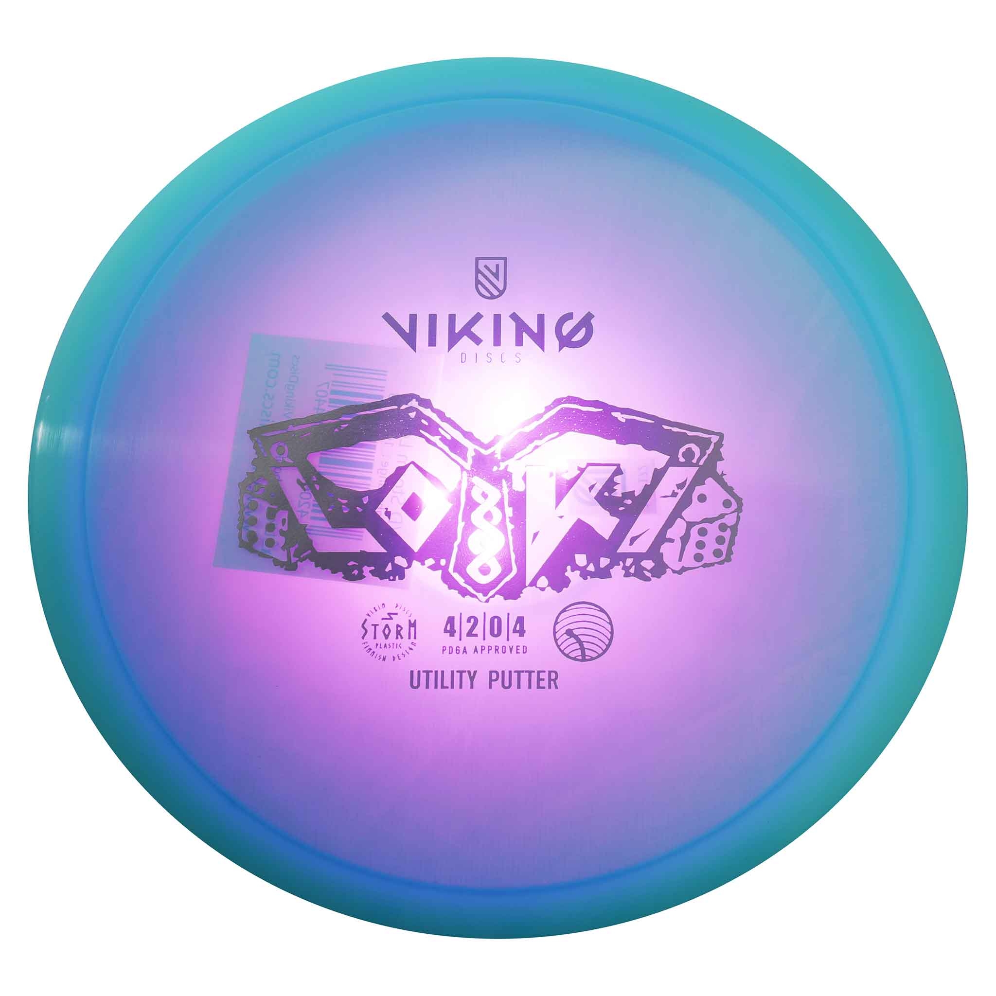 Viking Discs LED-ljus för disc golf (10st), Blå Blå