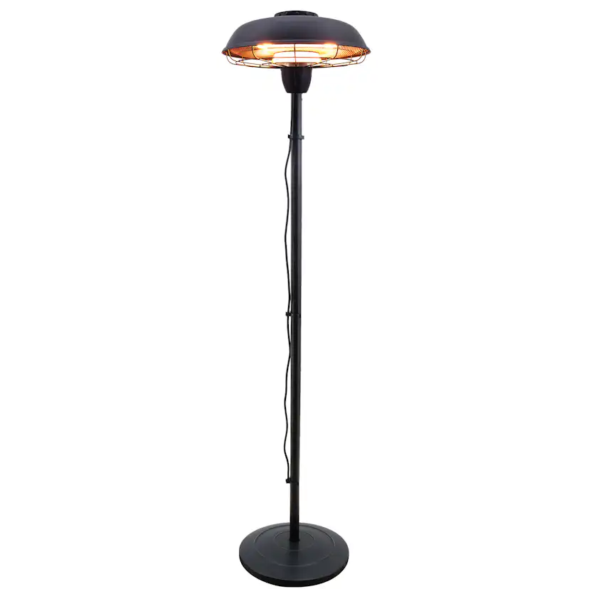 Terrassvärmare HORTUS 2100W Golvmodell HA Svart