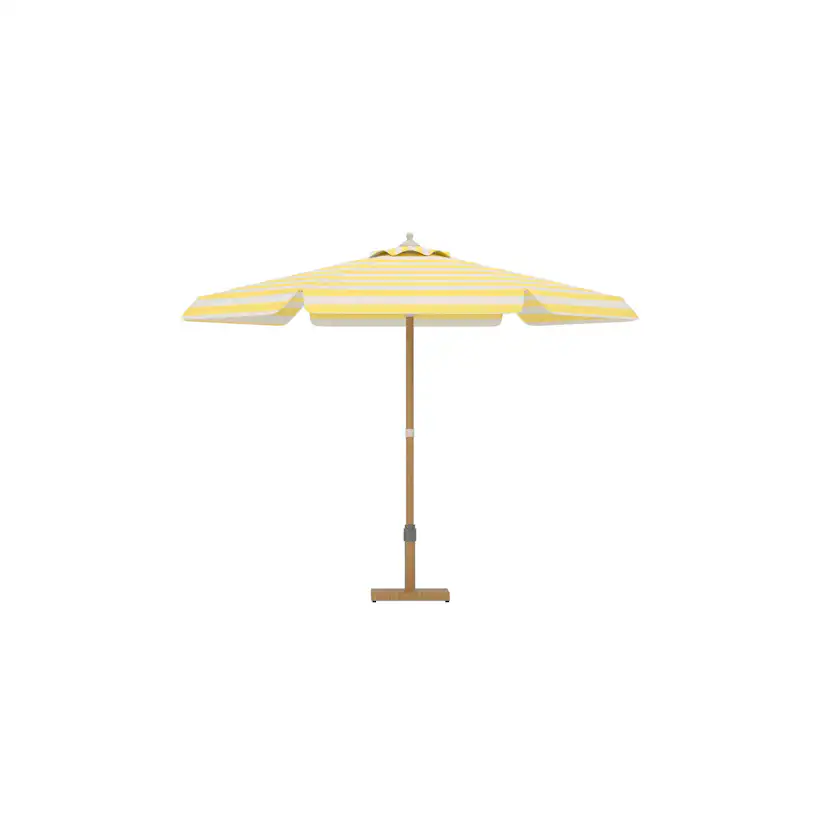 Cerox Umbrella 270 cm - Yellow / White Yellow