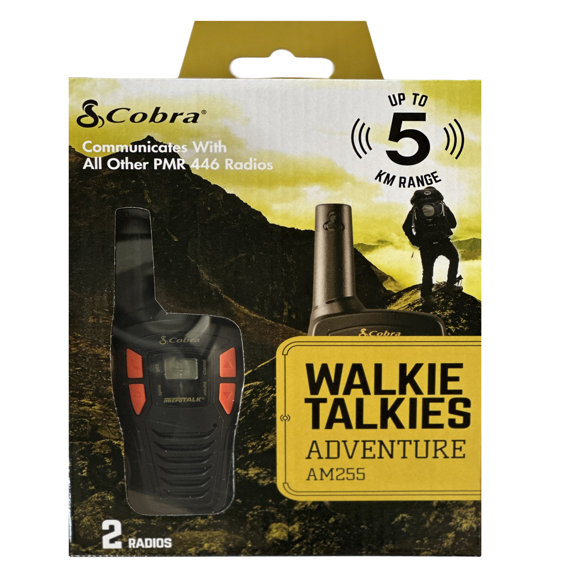 Walkie Talkie Cobra Marine AM255 PMR Twin Pack