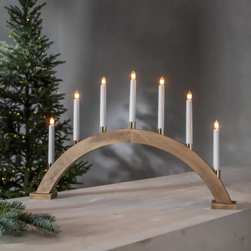 Adventsljusstake Star Trading Gillian Båge