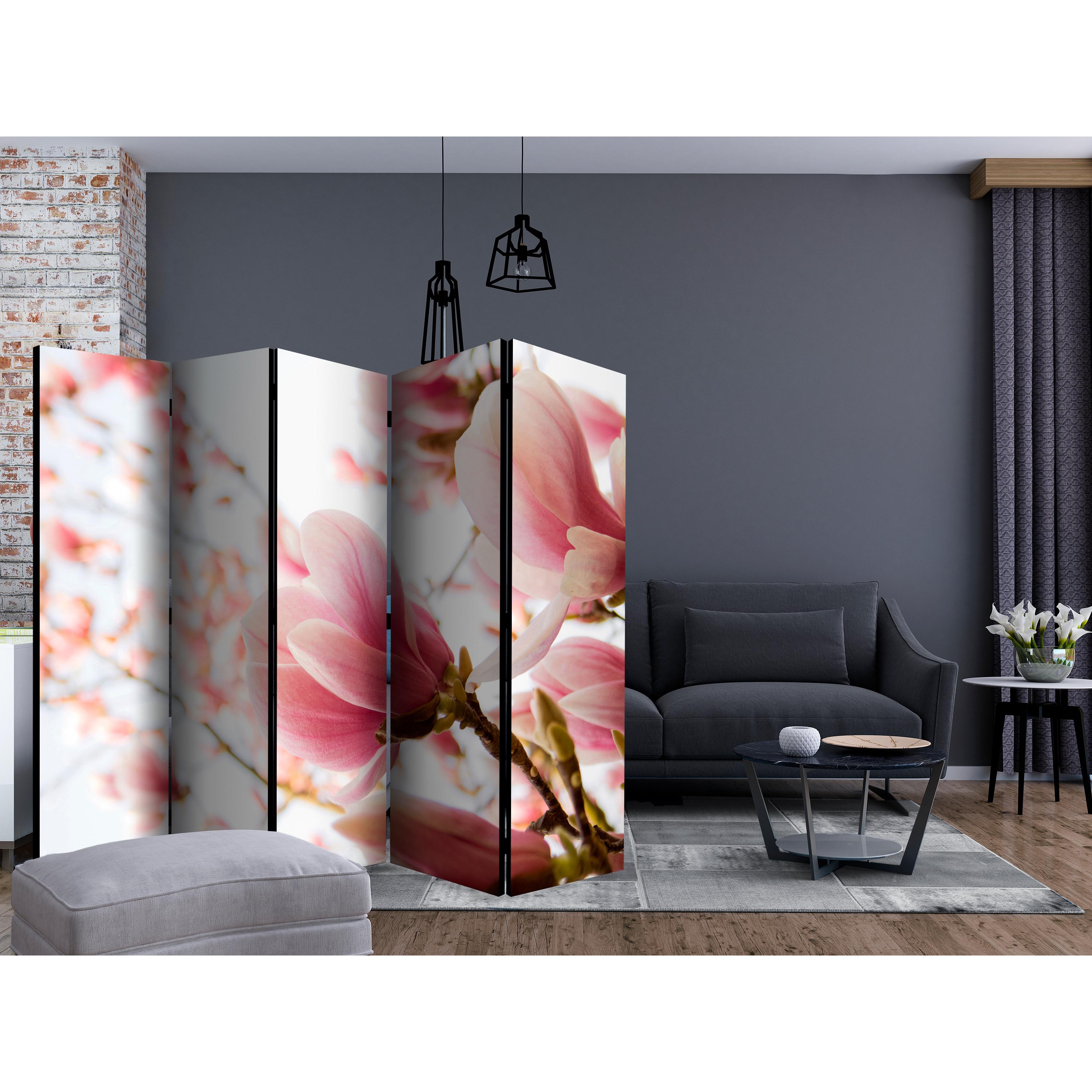 Rumsavdelare Skärmvägg Arkiio Pink Magnolia II 225x172 cm