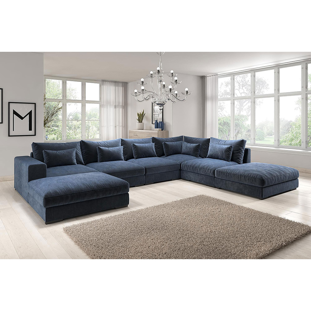 U-modulsoffa Bloomington Dubai med Divan Sammet