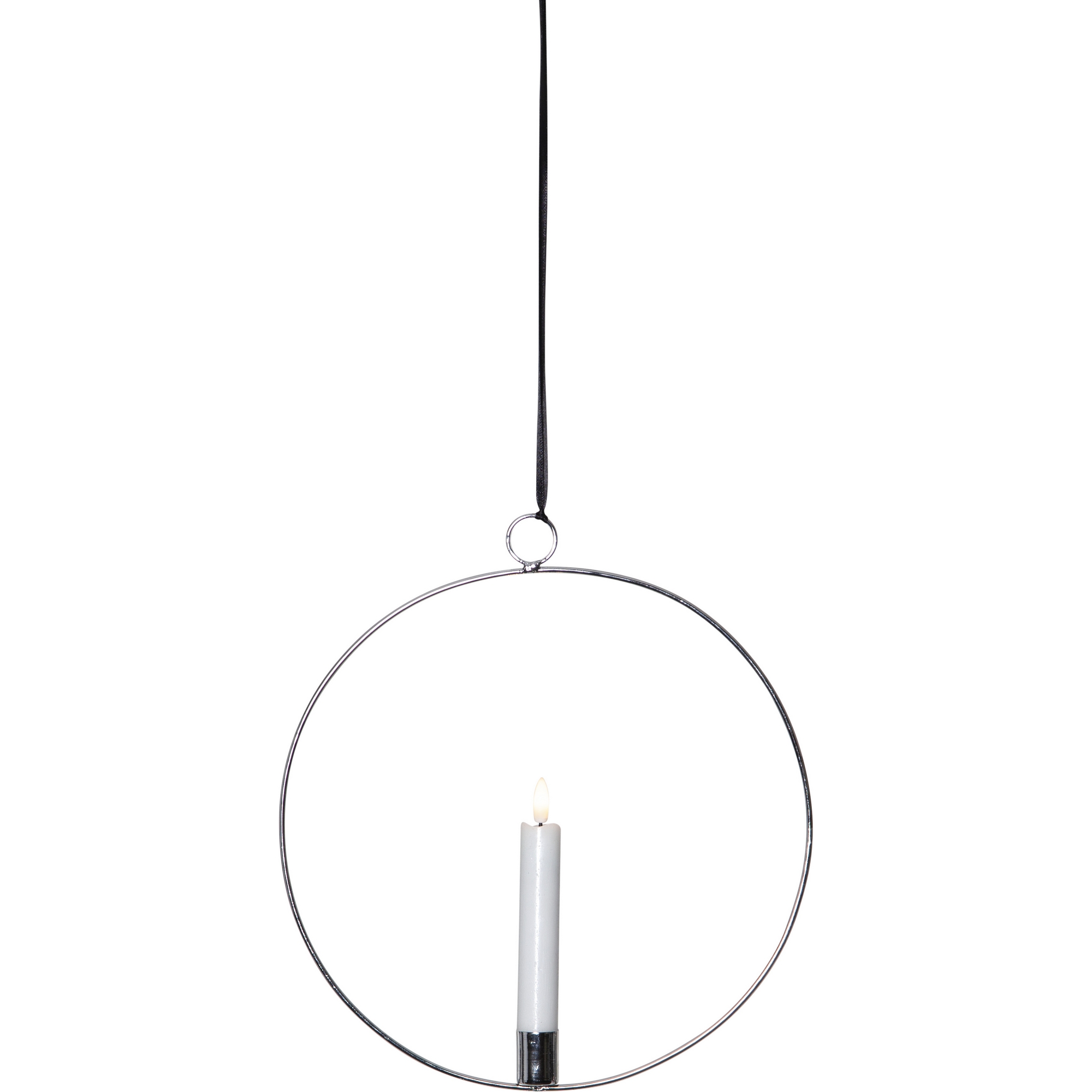 Inomhusdekoration Flamme Ring Silver