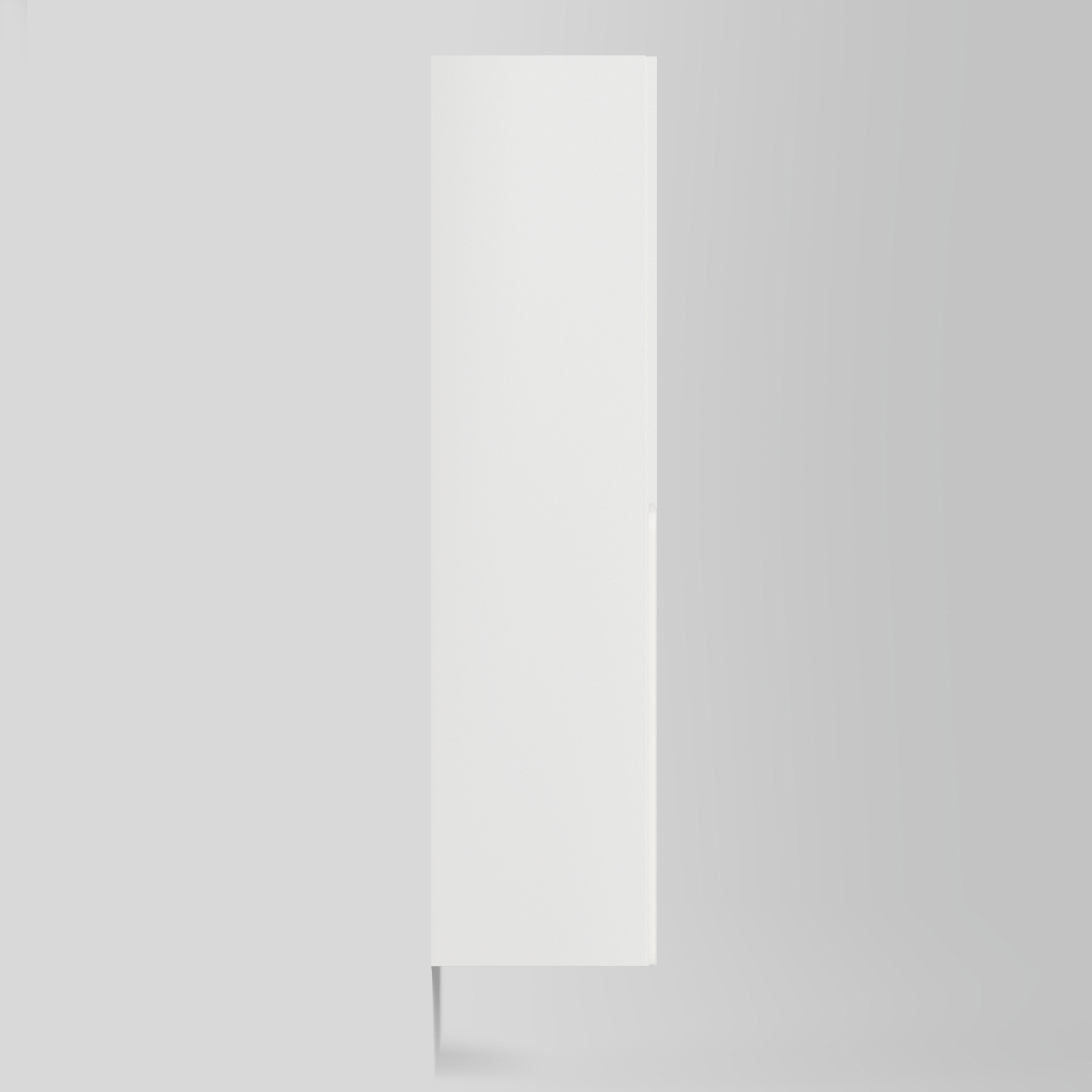Högskåp Grip 40/40 Pure White, 5 Hy, Hö Färg: Pure White, Hängning: Höger
