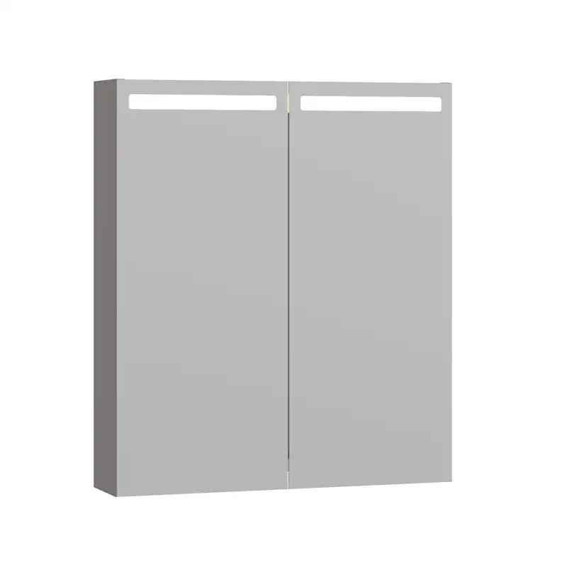 Spegelskåp Top, 2 lu. 70,4*60 cm Grå Matt