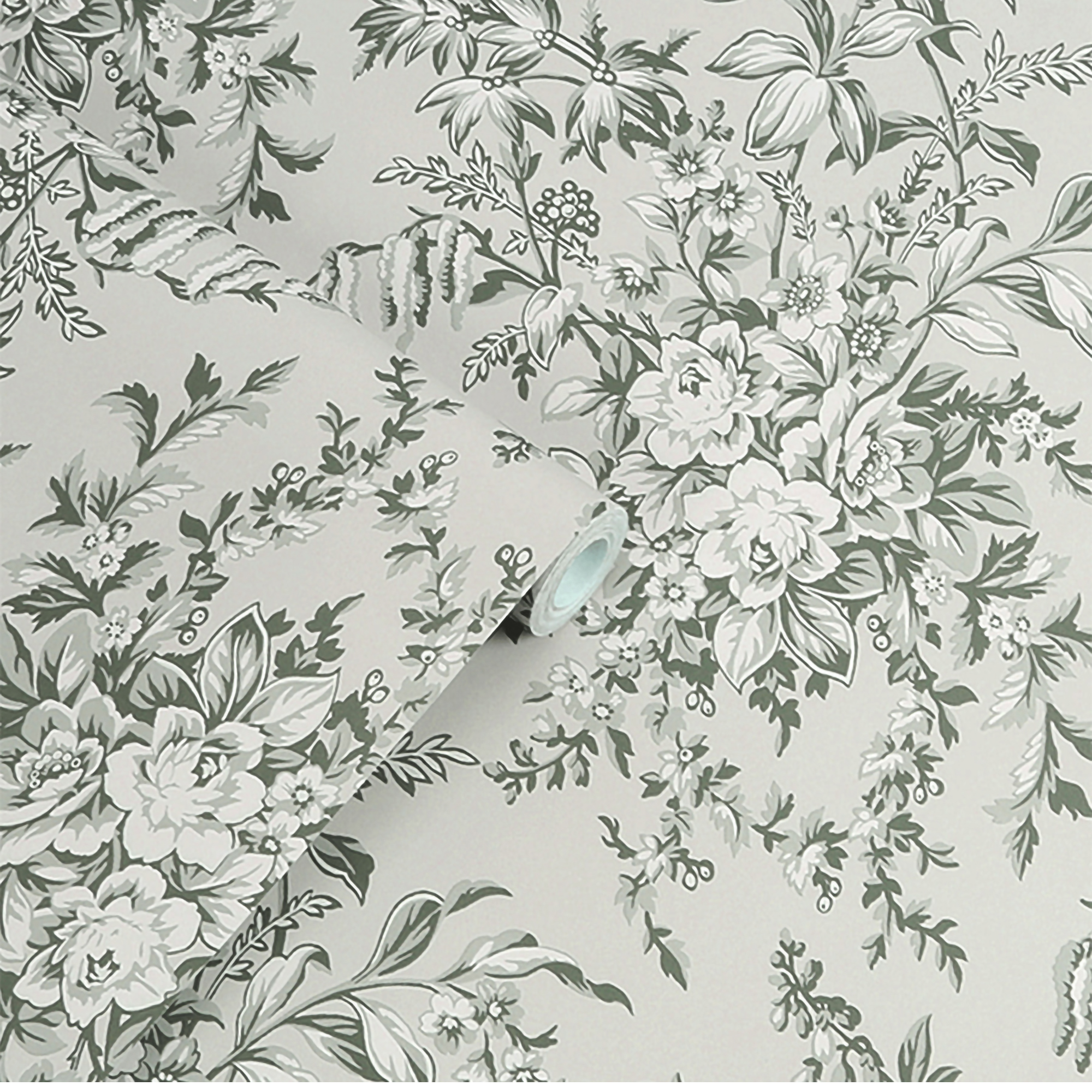 Tapet Laura Ashley Picardie Sage