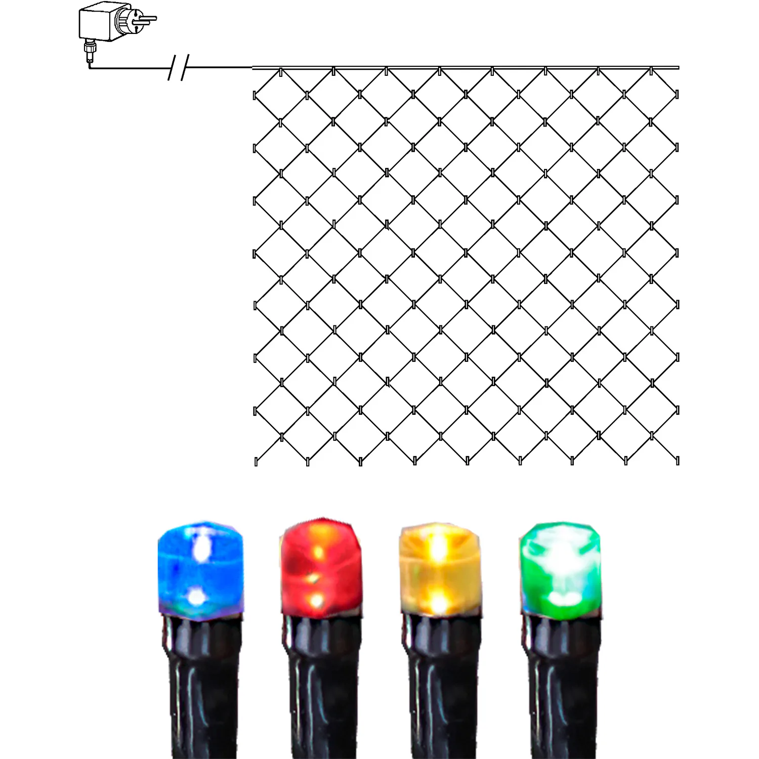 Ljusnät Star Trading Serie LED