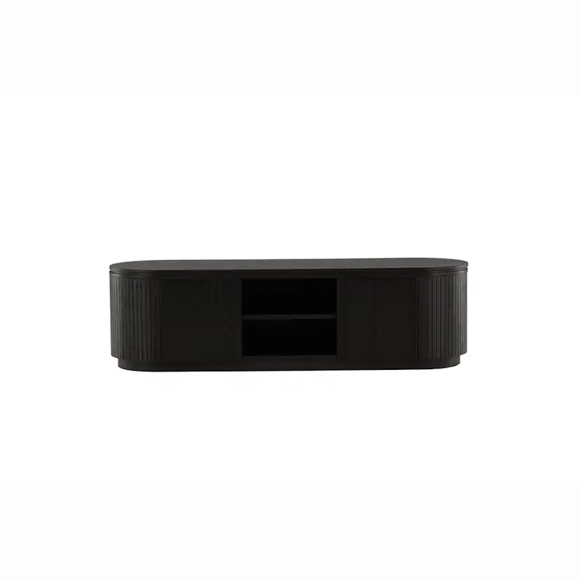 Mediamöbel Vind Fjällbacka Svart TV-Bänk/Sidobord MDF