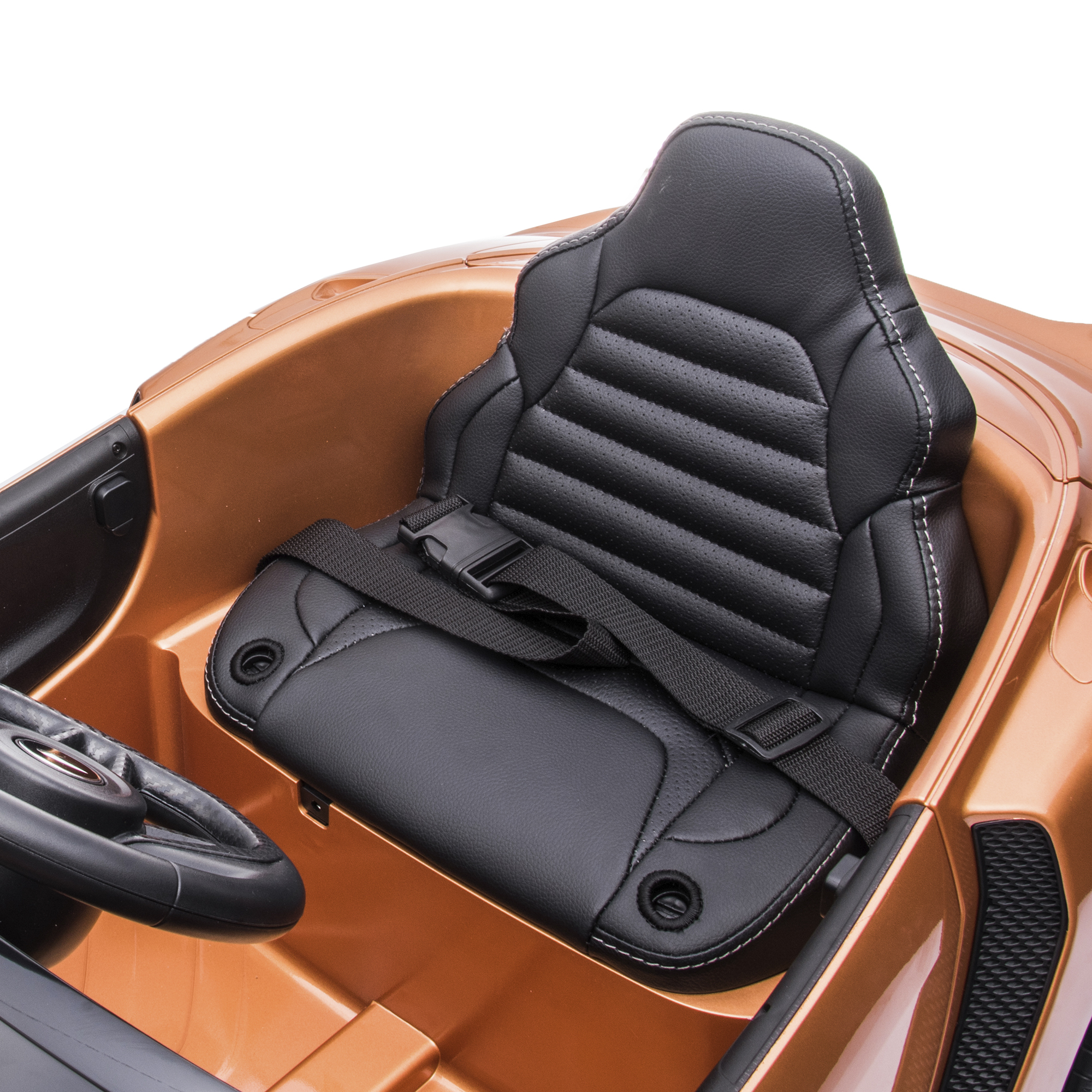 Elbil Nordic Play McLaren GT 12V7AH , EVA hjul, lädersäte