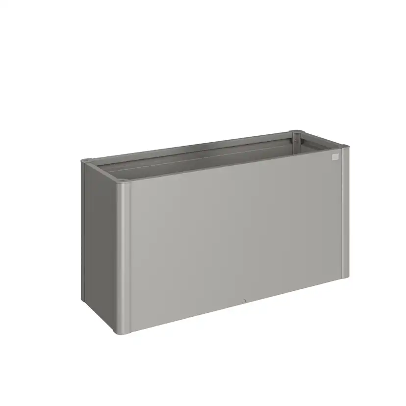 Planteringsbädd Belvedere MAXI storlek 150 metallic kvarts-g Kvartsgrå