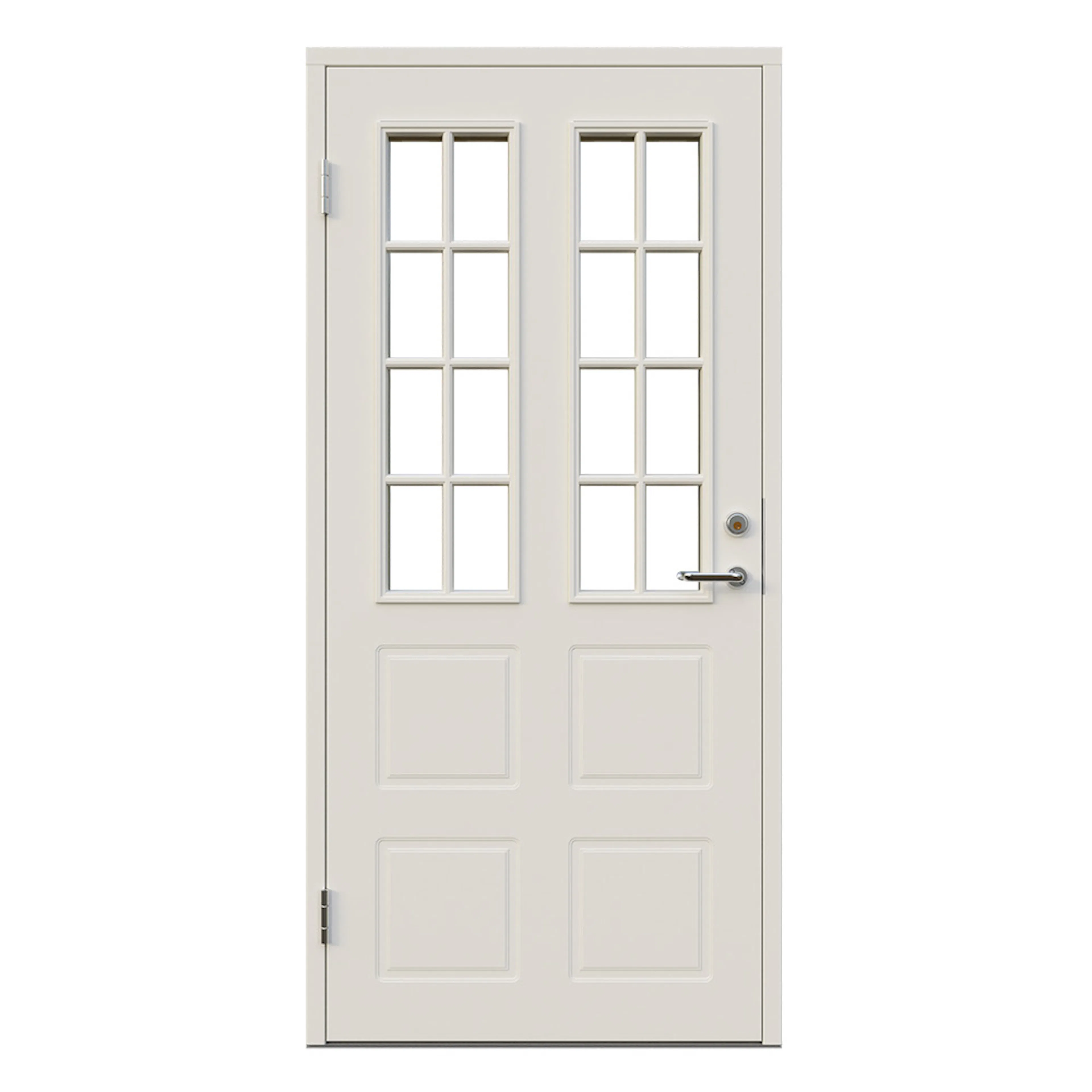 Styrsjöbo Glas Vit 100x210 Vänster BxH 100x210 cm, Vit, Vänsterhängd