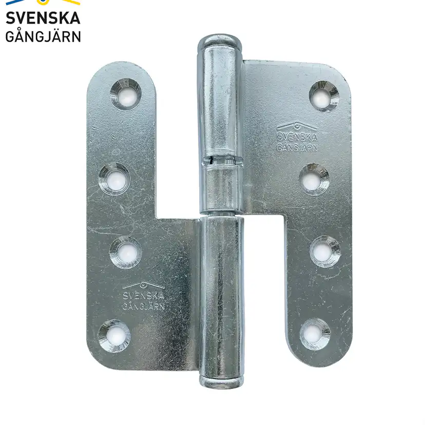 Gångjärn 3228-110 Hö förzinkat 100 st/frp Höger, Elförzinkad, Standard knopp
