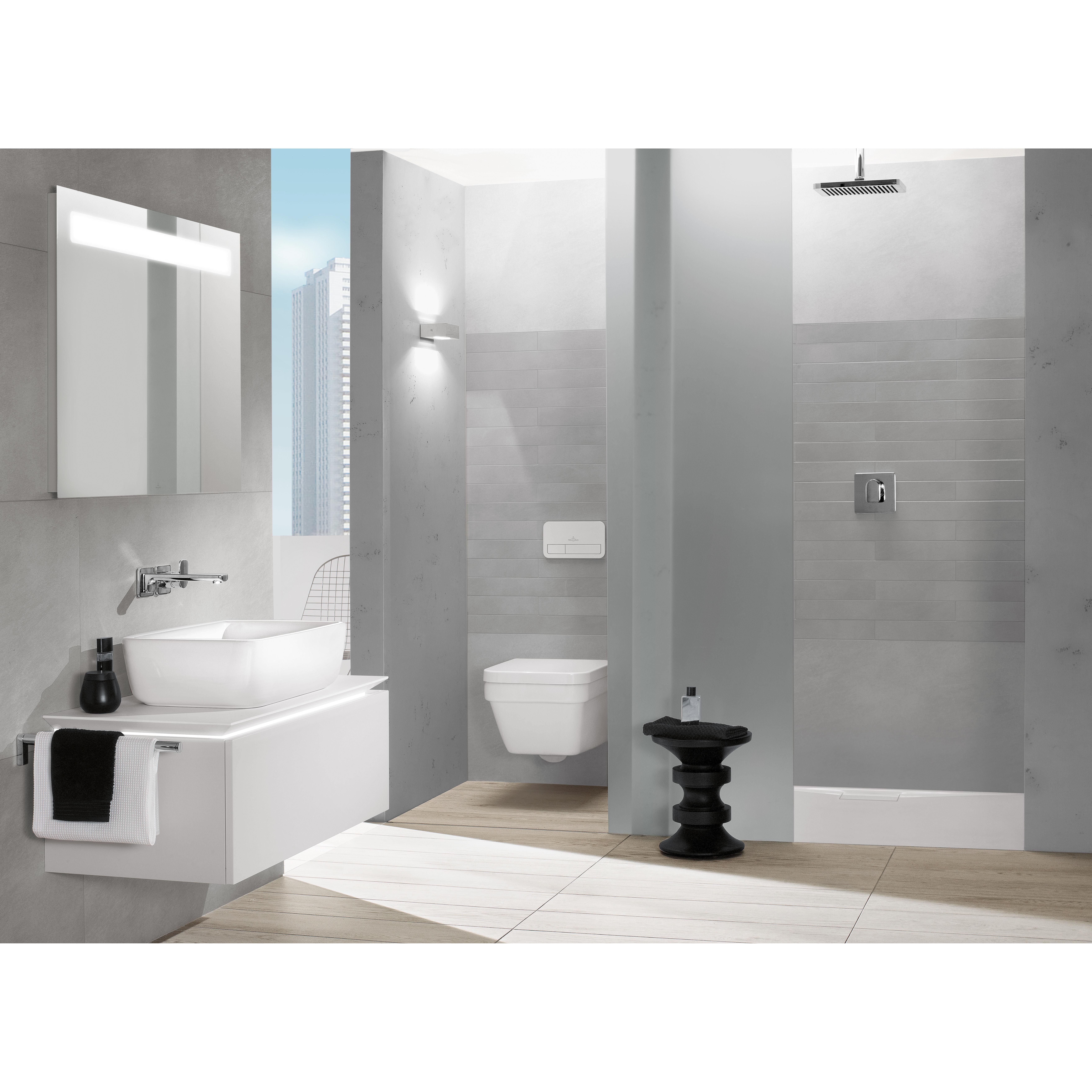 Vägghängd Toalettstol Villeroy & Boch Architectura Kvadratisk