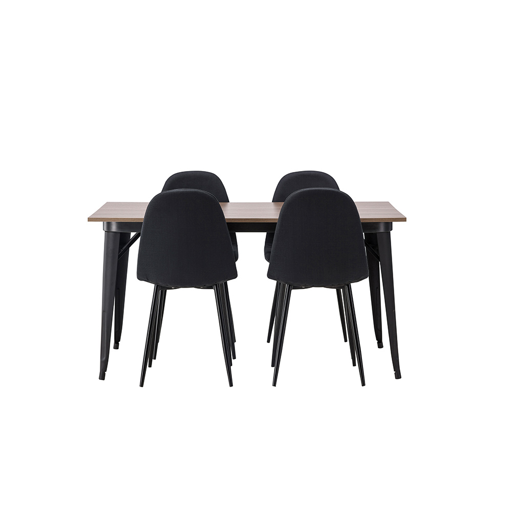 Matgrupp Venture Home Tempe 140 cm med 4 Polar Stolar