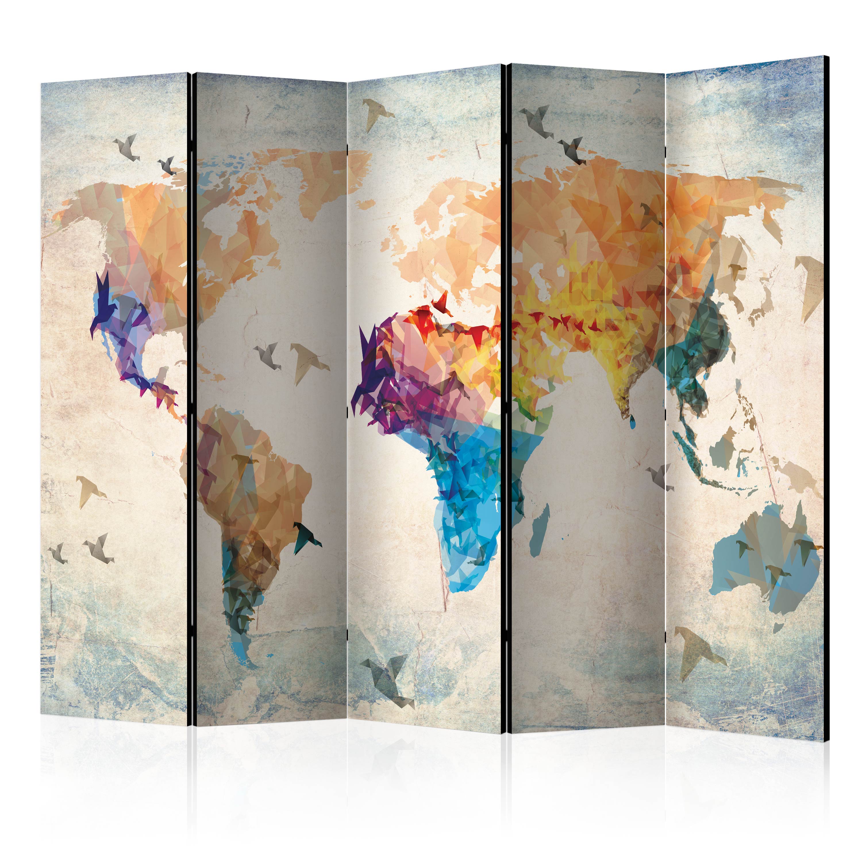 Rumsavdelare Skärmvägg Arkiio Paper Birds II 225x172 cm