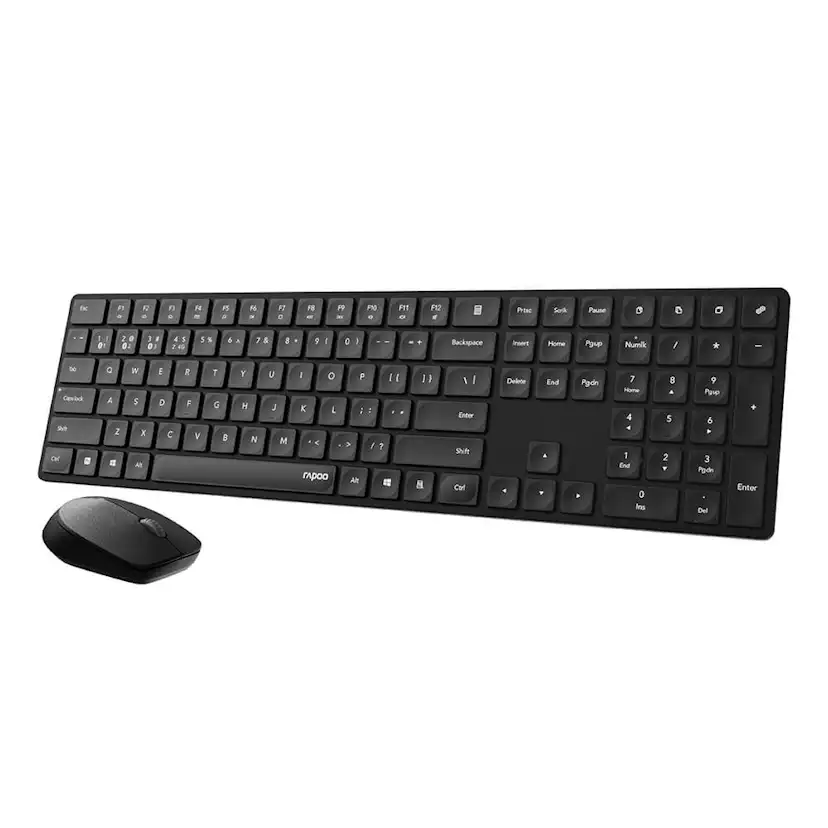 Tangentbord/Mus Set RAPOO 8020M Multi-Mode Trådlös Ultra-Slim