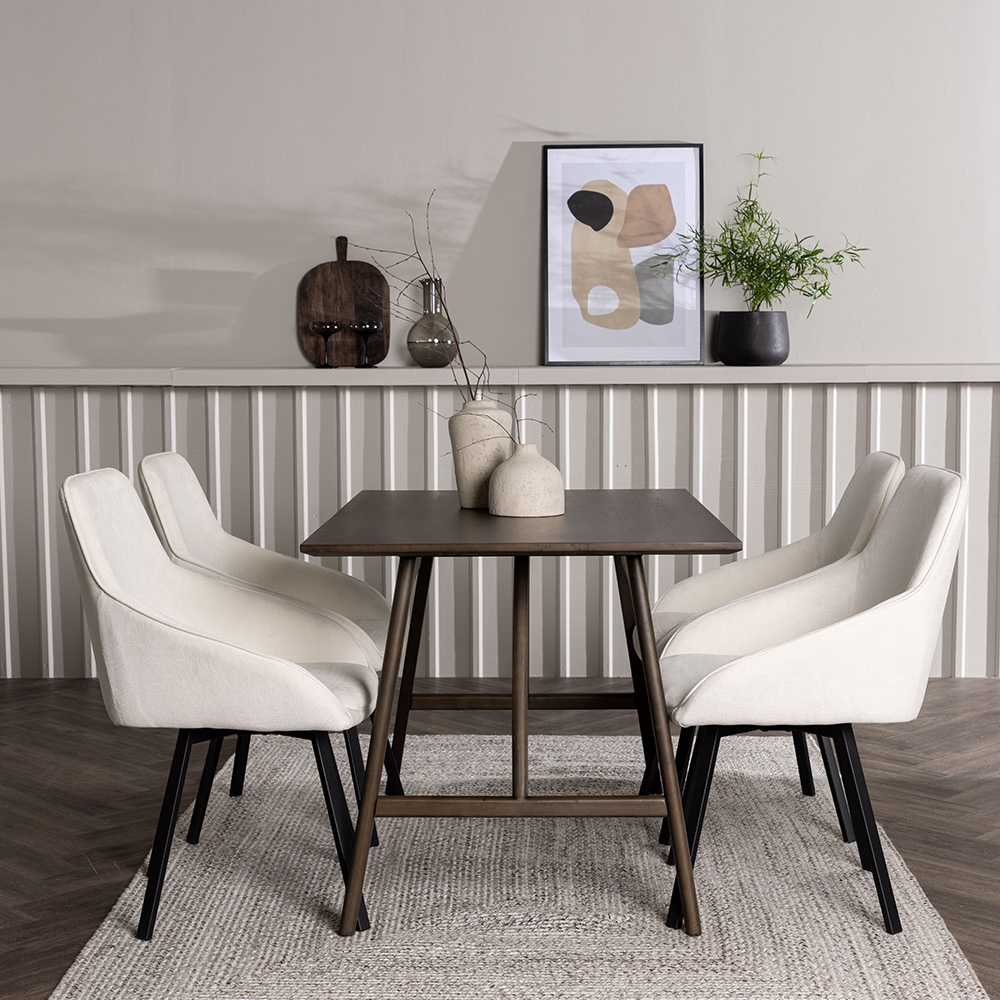 Matgrupp Venture Home Kaseidon med 4 st Rosie stolar