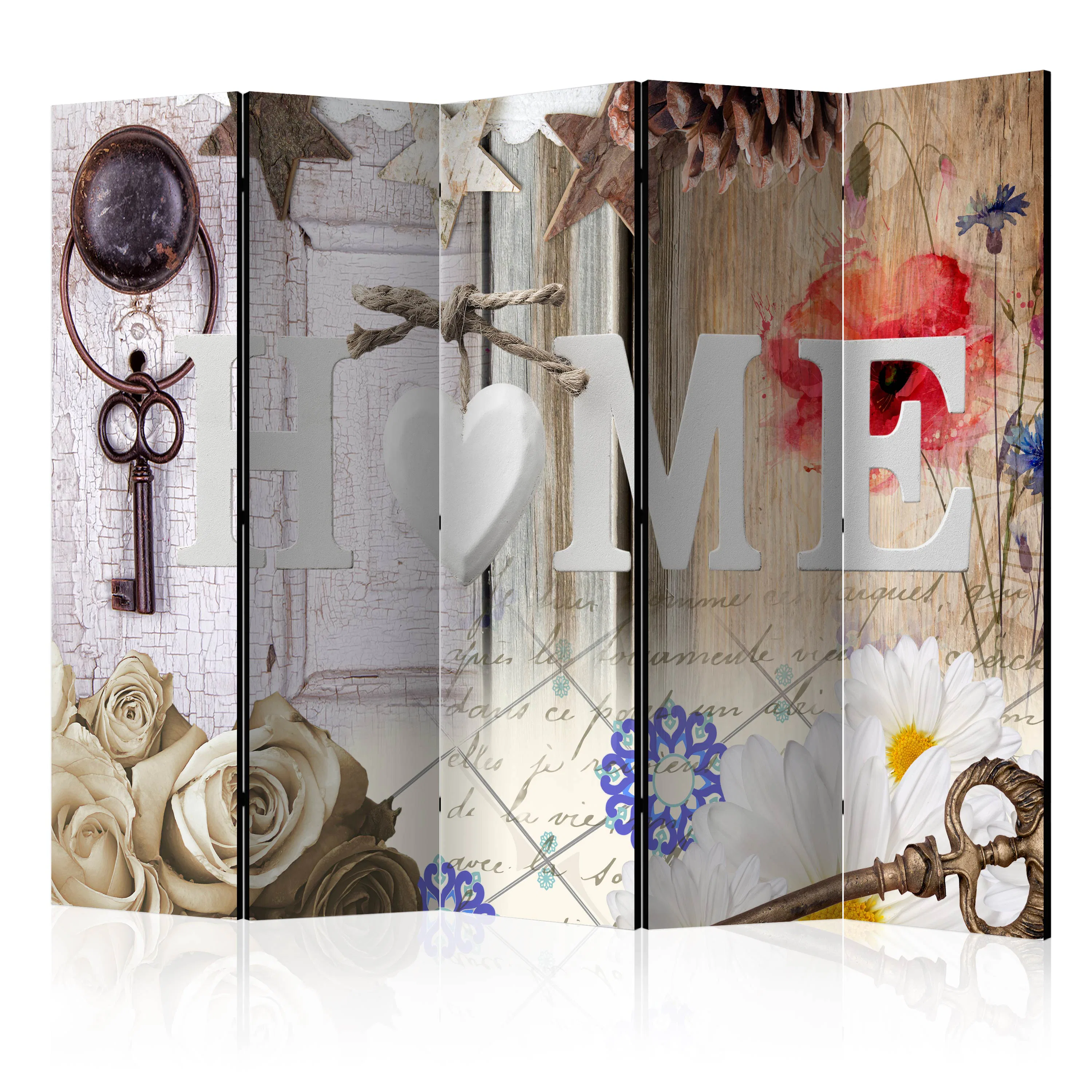 Rumsavdelare Skärmvägg Arkiio Home Enchanting Memories 225x172 cm