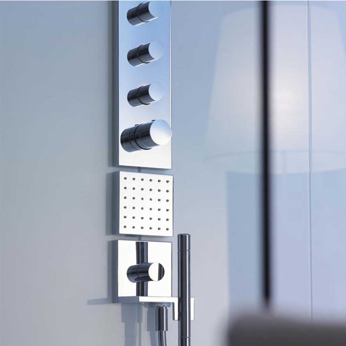Termostatmodul Axor ShowerCollection Square för Inbyggnad