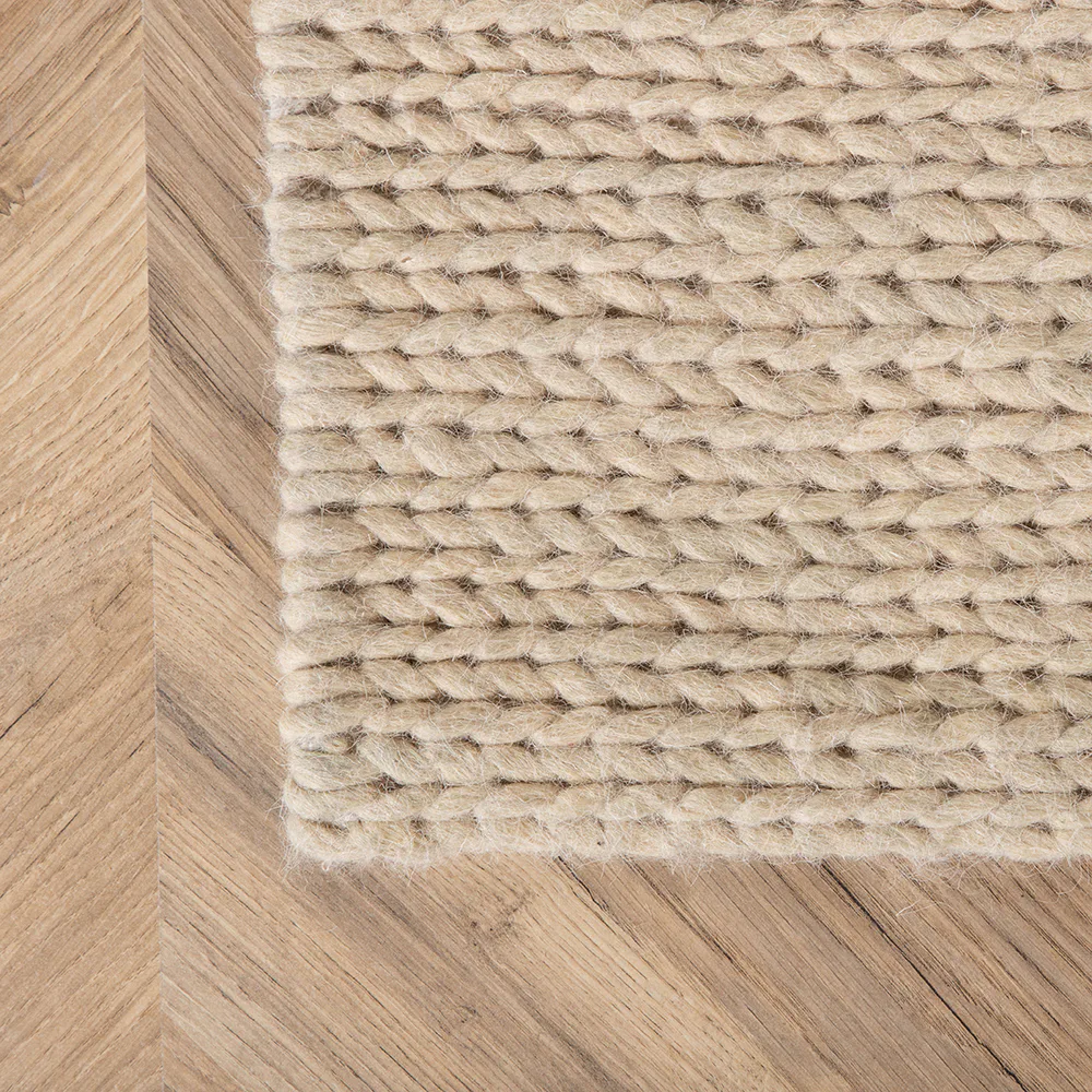 Marta Wool Carpet - 250x350 - Creme Crème, 250x350 cm