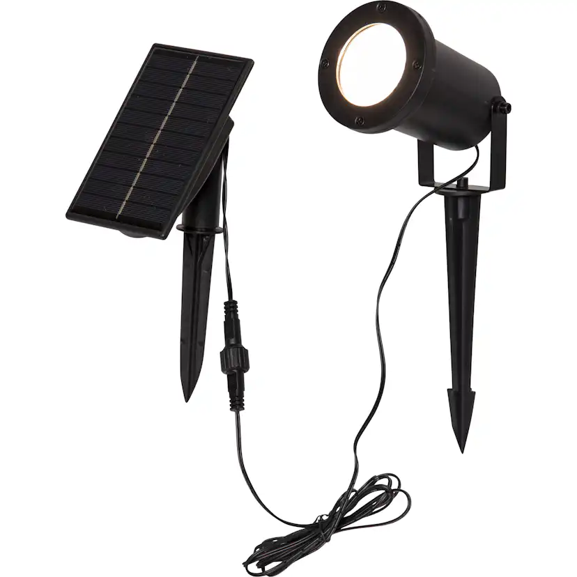 Spotlight Solcell Star Trading Powerspot 10 cm Varmvit
