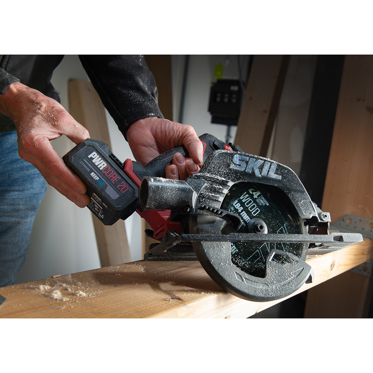 Cirkelsåg SKIL 3571 CA Kolborstfri Batteridriven