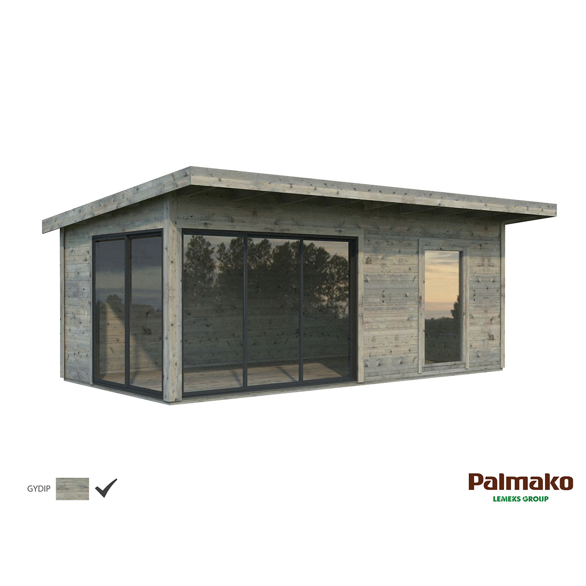 Stuga Palmako Andrea 17,9 m2 (inv. 17,1 m2)