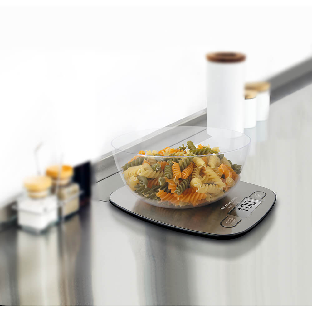 Köksvåg Taurus Easy Inox Precisionsvåg med Tara-funktion