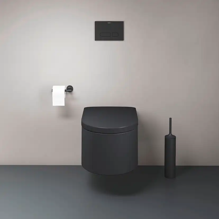 WC vägg, Ytterfärg Mörkgrå Matt 570 mm Mörkgrå