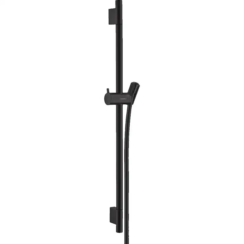 Unica Duschstång S Puro 65 cm med duschslang Matt Svart, H: 718 mm