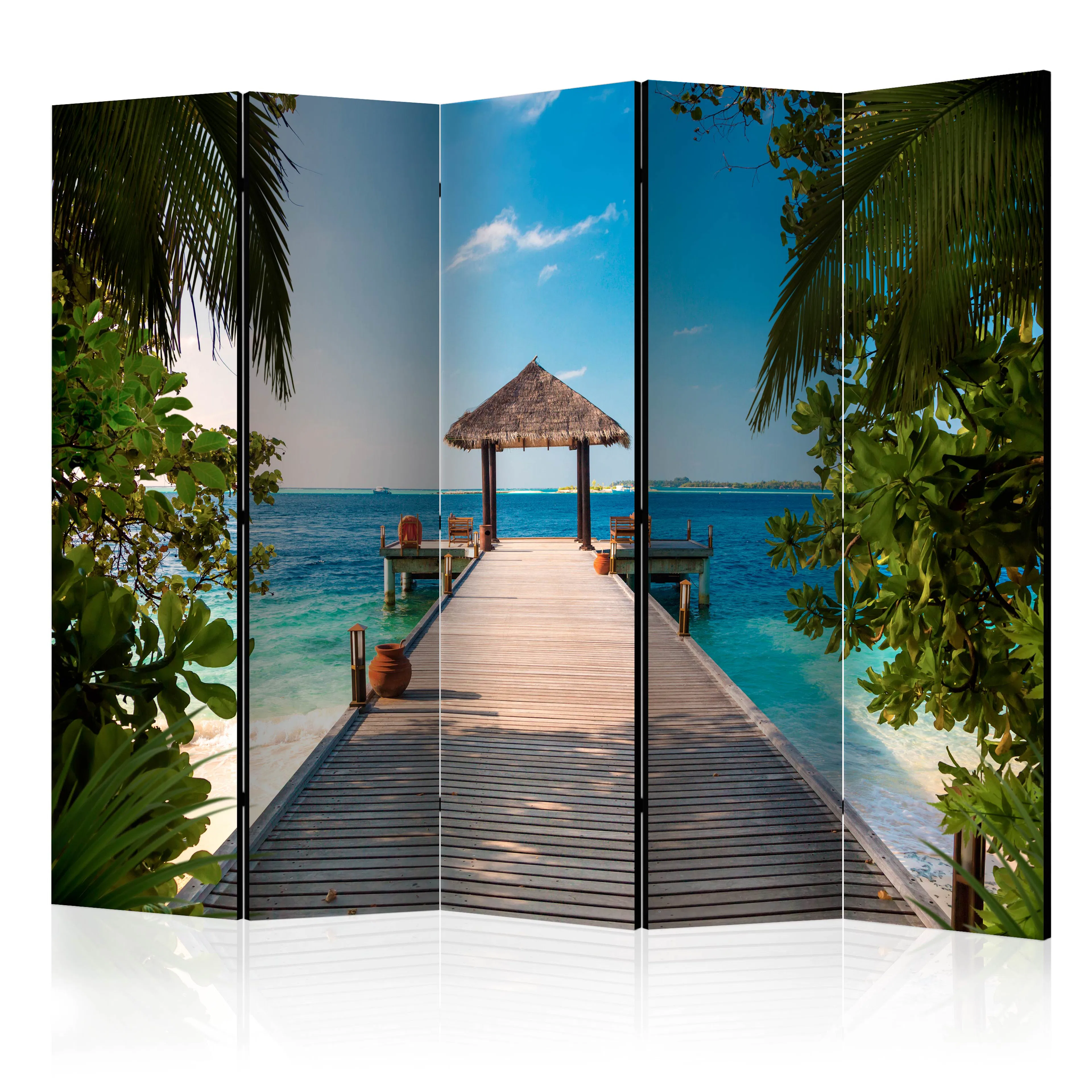 Rumsavdelare Skärmvägg Arkiio Hawaiian Dream II 225x172 cm