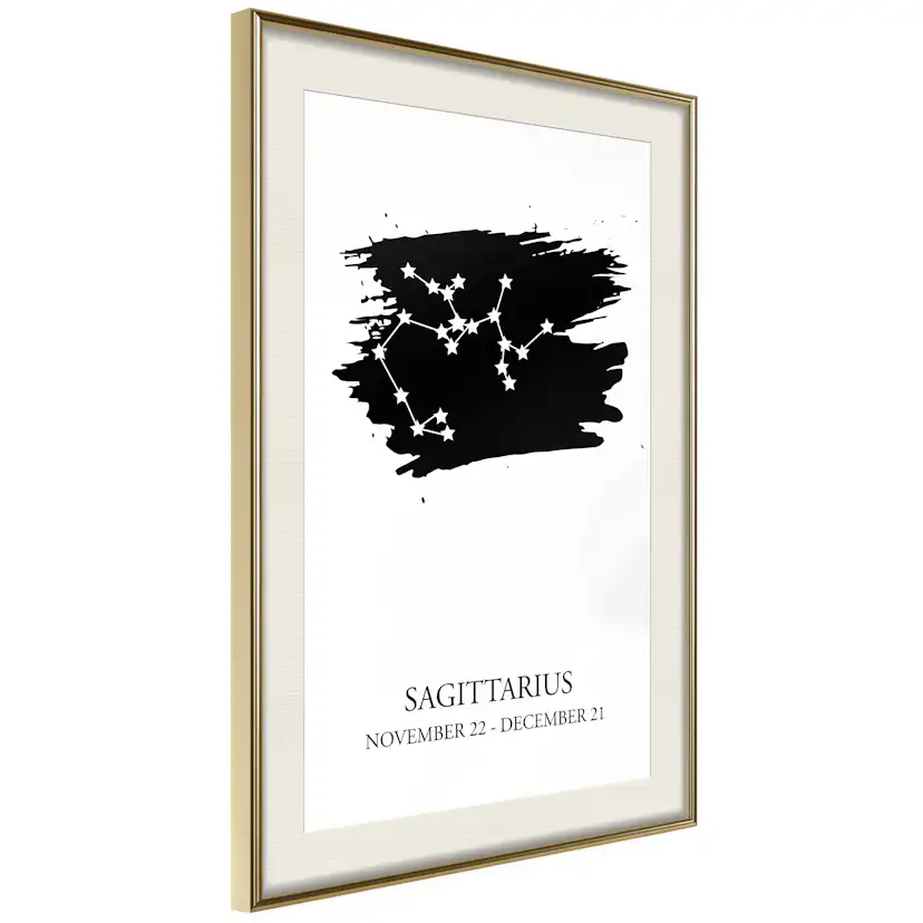 Poster Artgeist Affisch Zodiac Signs Sagittarius