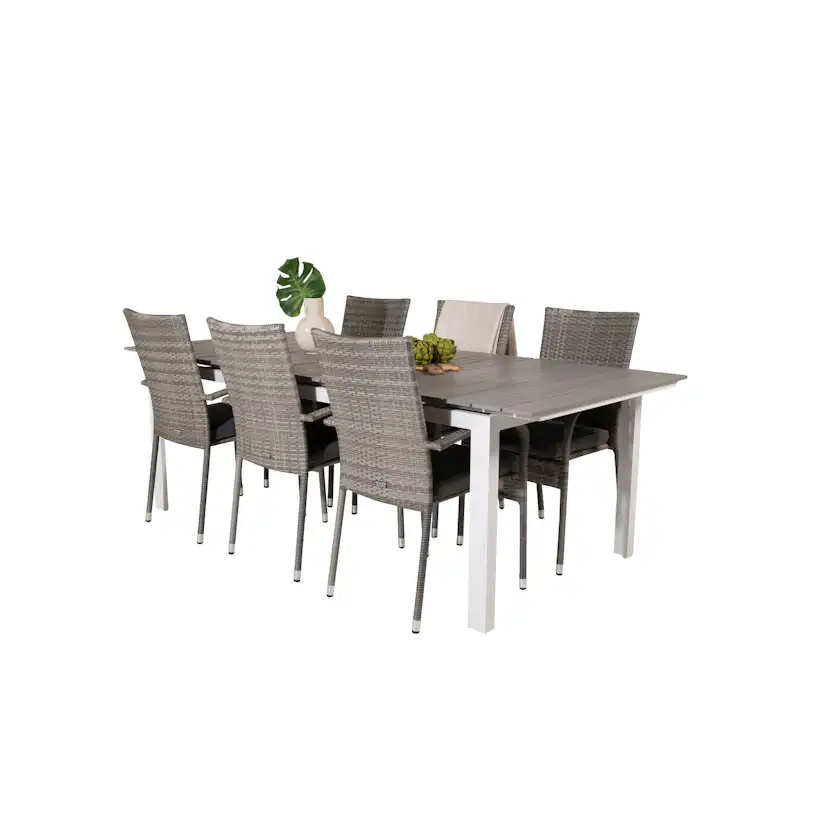 Matgrupp Venture Home Lova 224/324 med 6 Asta Stolar
