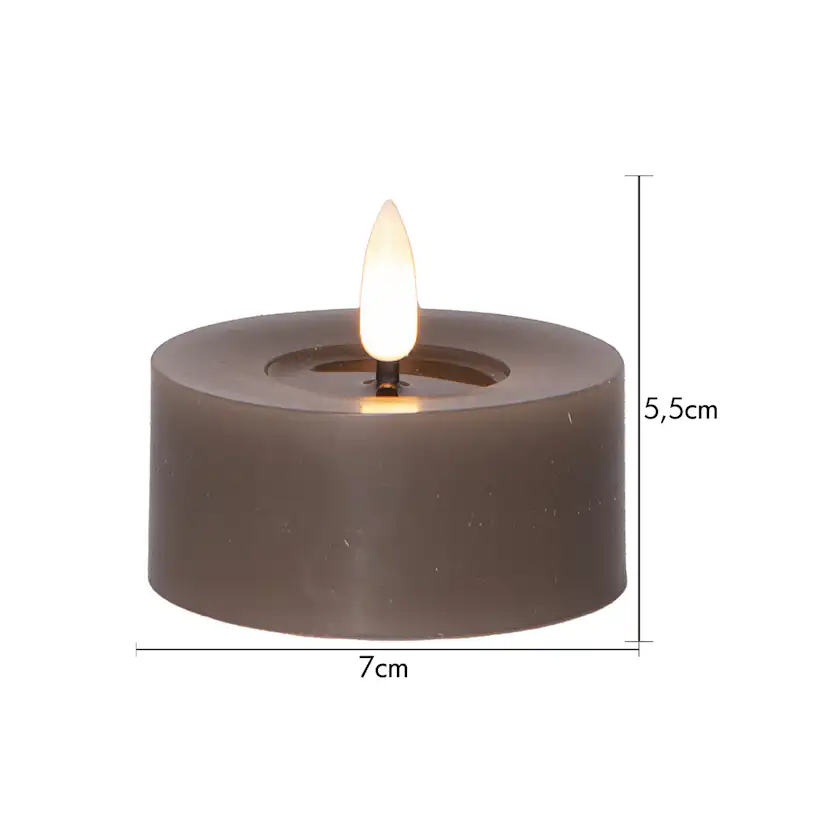 LED-Värmeljus Star Trading Flamme Flow 7x5 cm 2-pack
