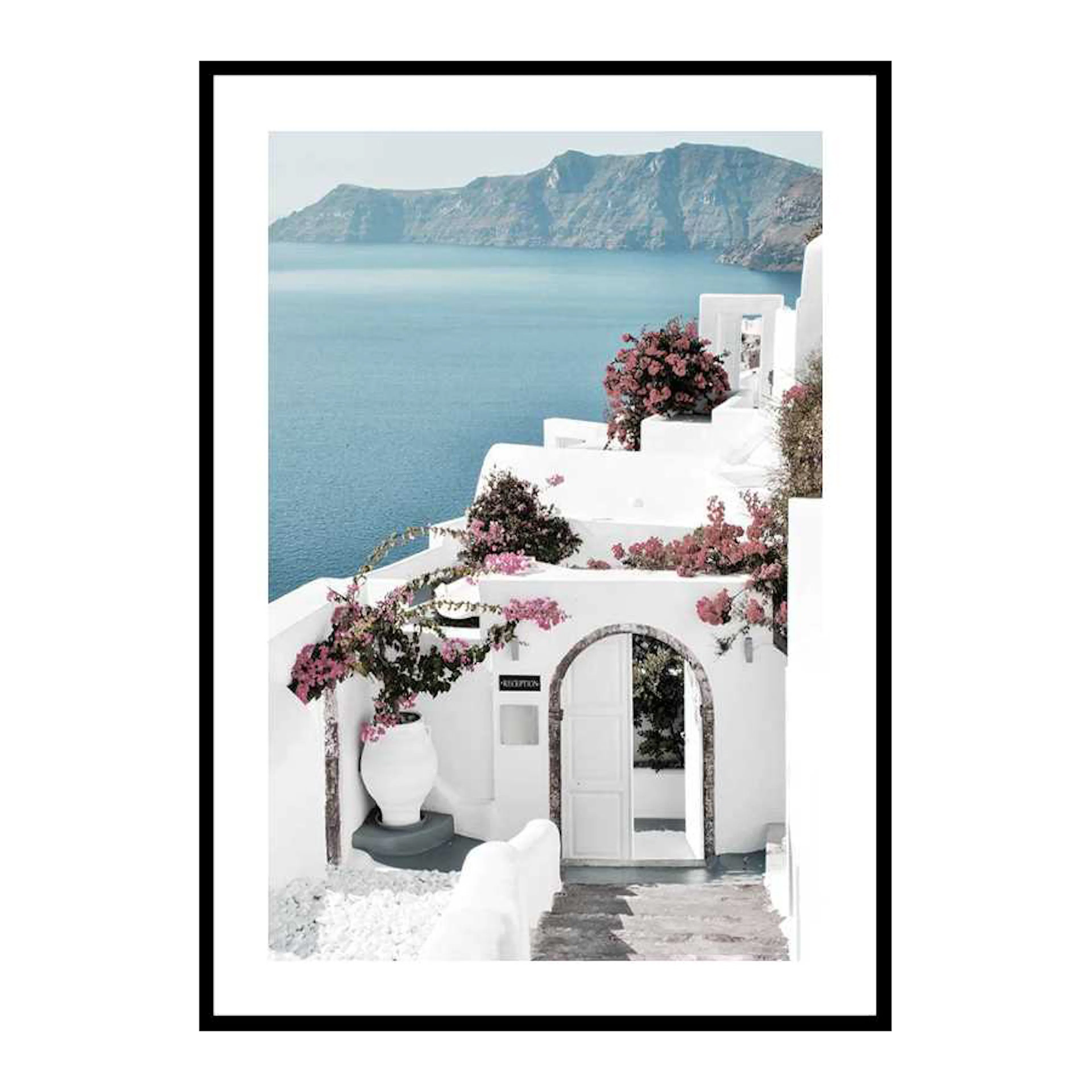 Santorini Village 30x40 cm