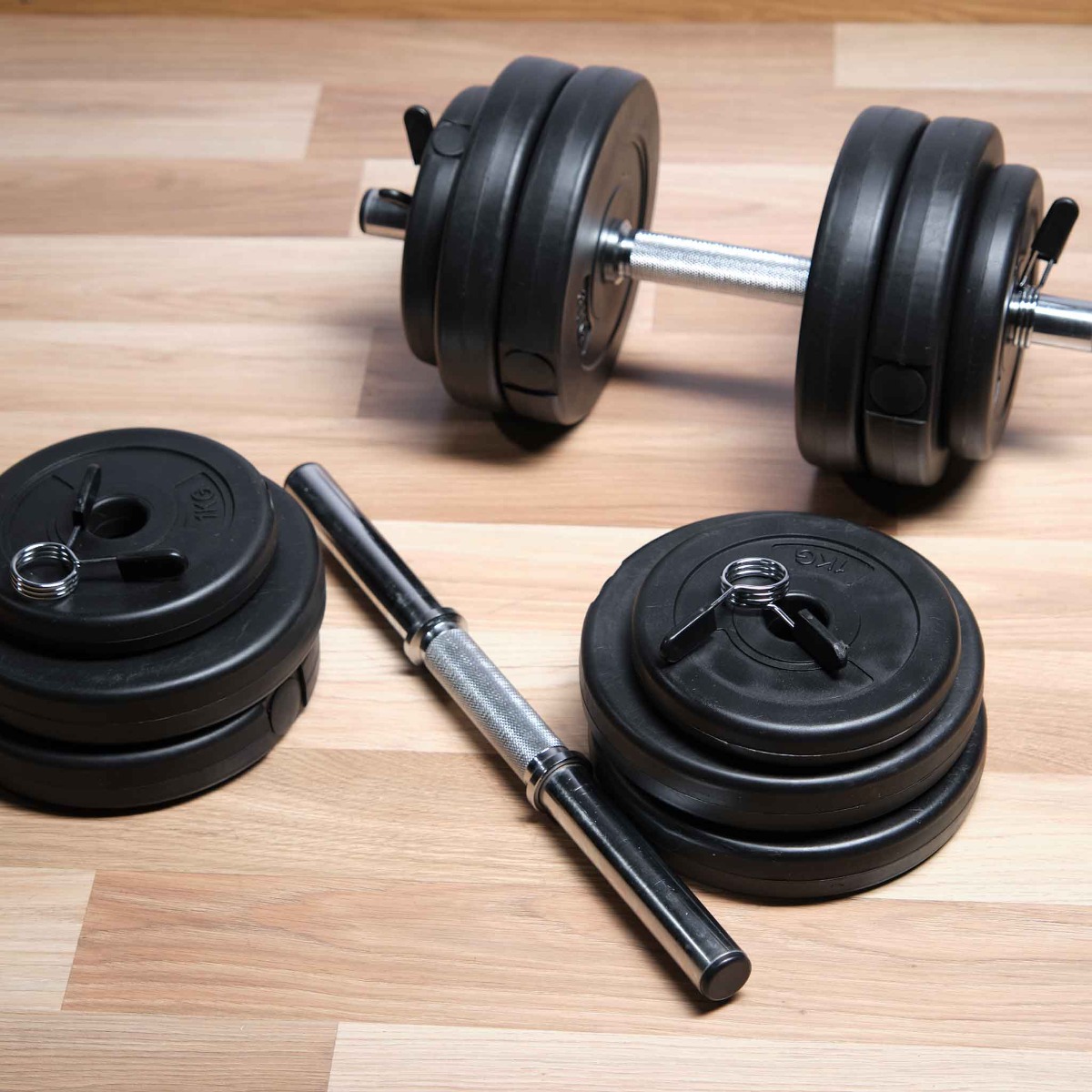 Hantlar Fitn Shape 2 st 30 kg Justerbar