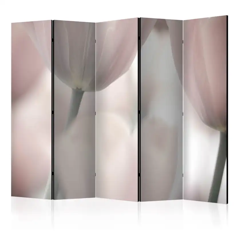 Rumsavdelare Skärmvägg Arkiio Tulips Fine Art Black and White II 225x172 cm