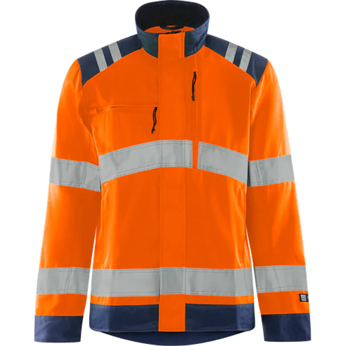 Varselorange/Marinblå