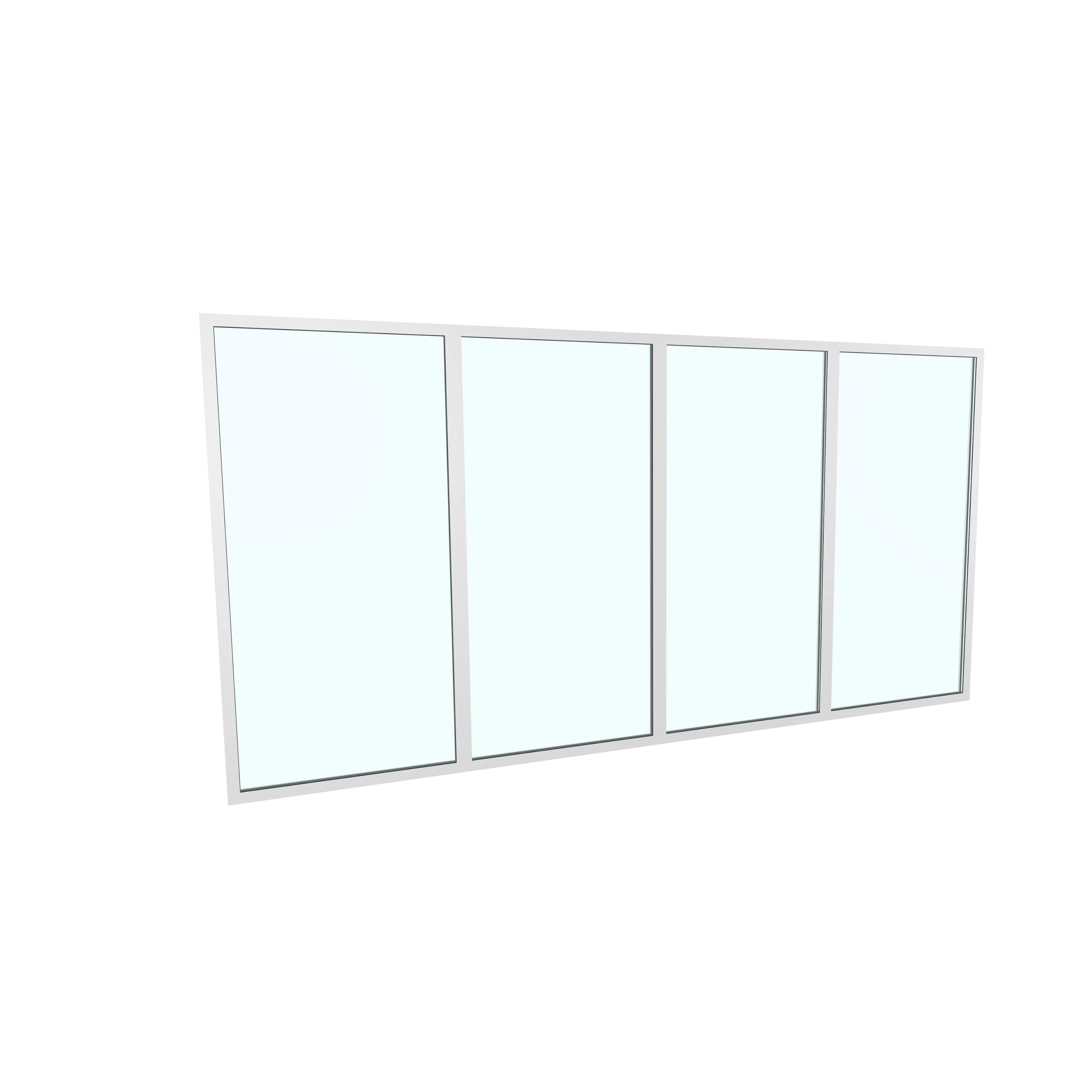 Landskap Fast väggparti Robust B3898xH1904 Vit Året runt B3898 x H1908 mm - Vit RAL 9010