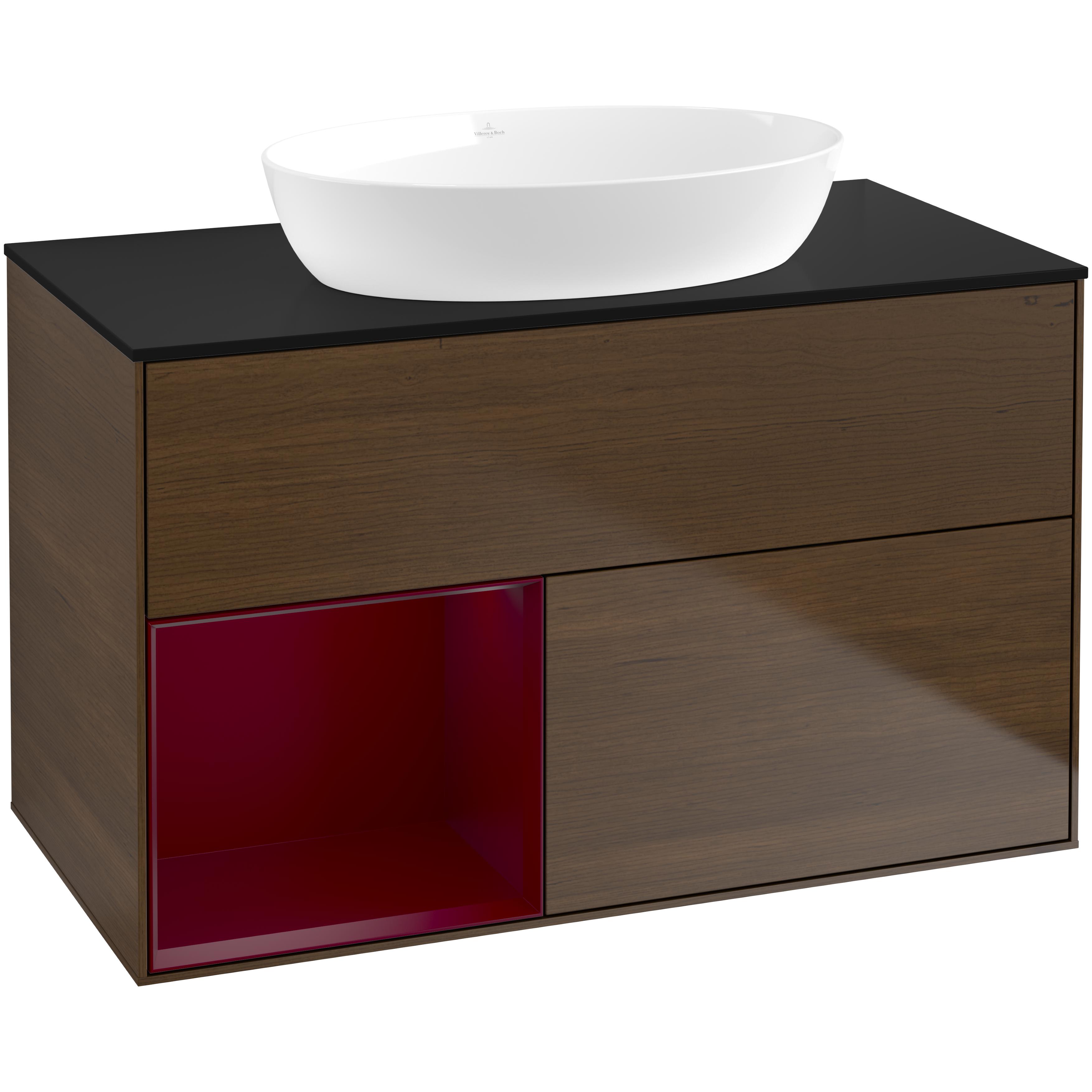 Tvättställsskåp Villeroy & Boch Finion med 2 Lådor Hylla och Bänkskiva för Fristående Tvättställ från Artis & Collaro