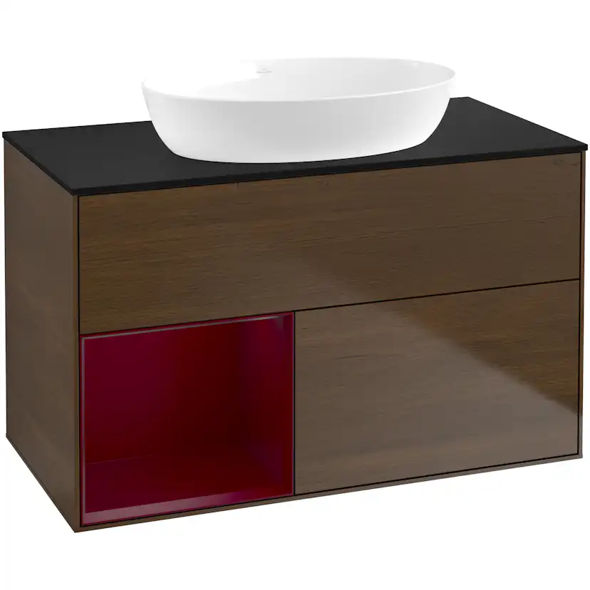 Tvättställsskåp Villeroy & Boch Finion med 2 Lådor Hylla och Bänkskiva för Fristående Tvättställ från Artis & Collaro