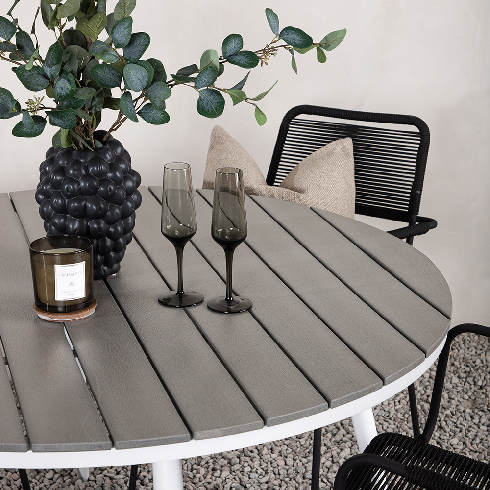Matgrupp Venture Home Break med 4 Lindos Stolar med Armstöd