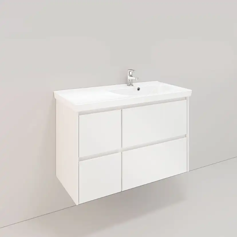 Tvättställsskåp Noro Lifestyle Concept Nedsänkt Tvättställ 90 Hög