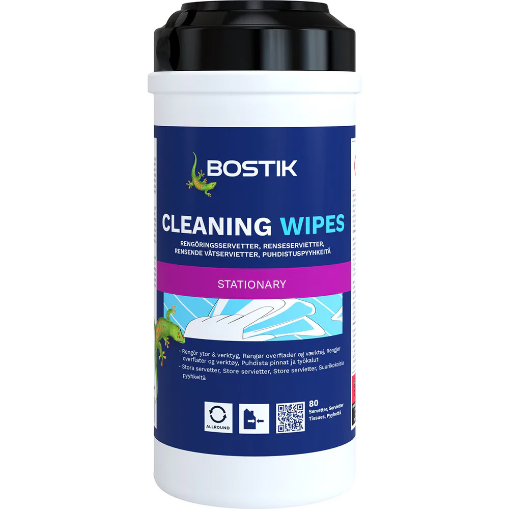Våtservetter Bostik Cleaning Wipes 80st/Burk
