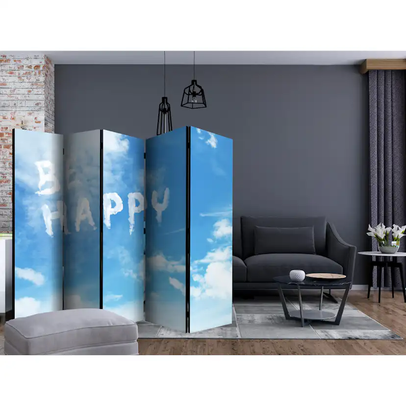 Rumsavdelare Skärmvägg Arkiio Be Happy II 225x172 cm