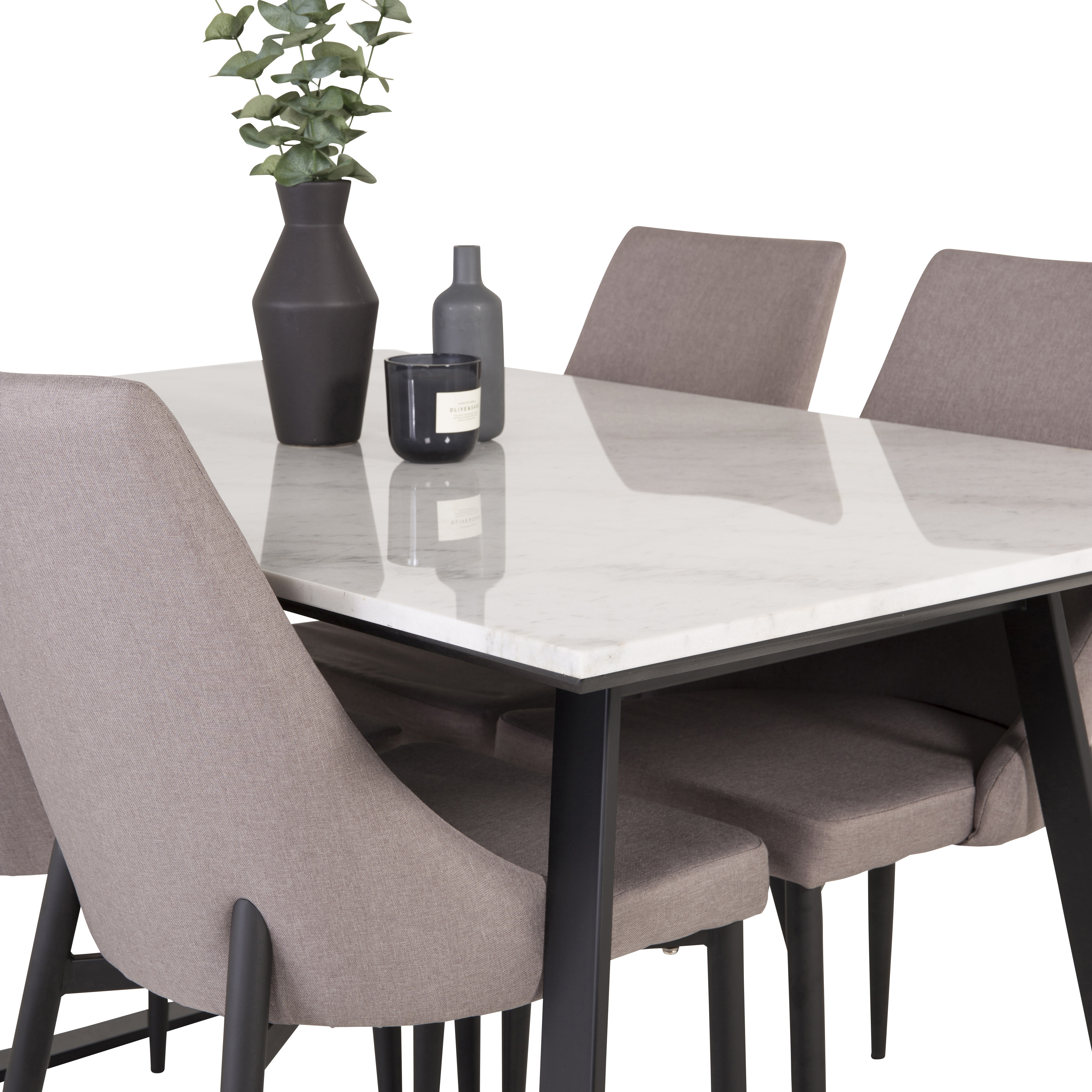 Matgrupp Venture Home Estelle 140 med 4 Laura Stolar