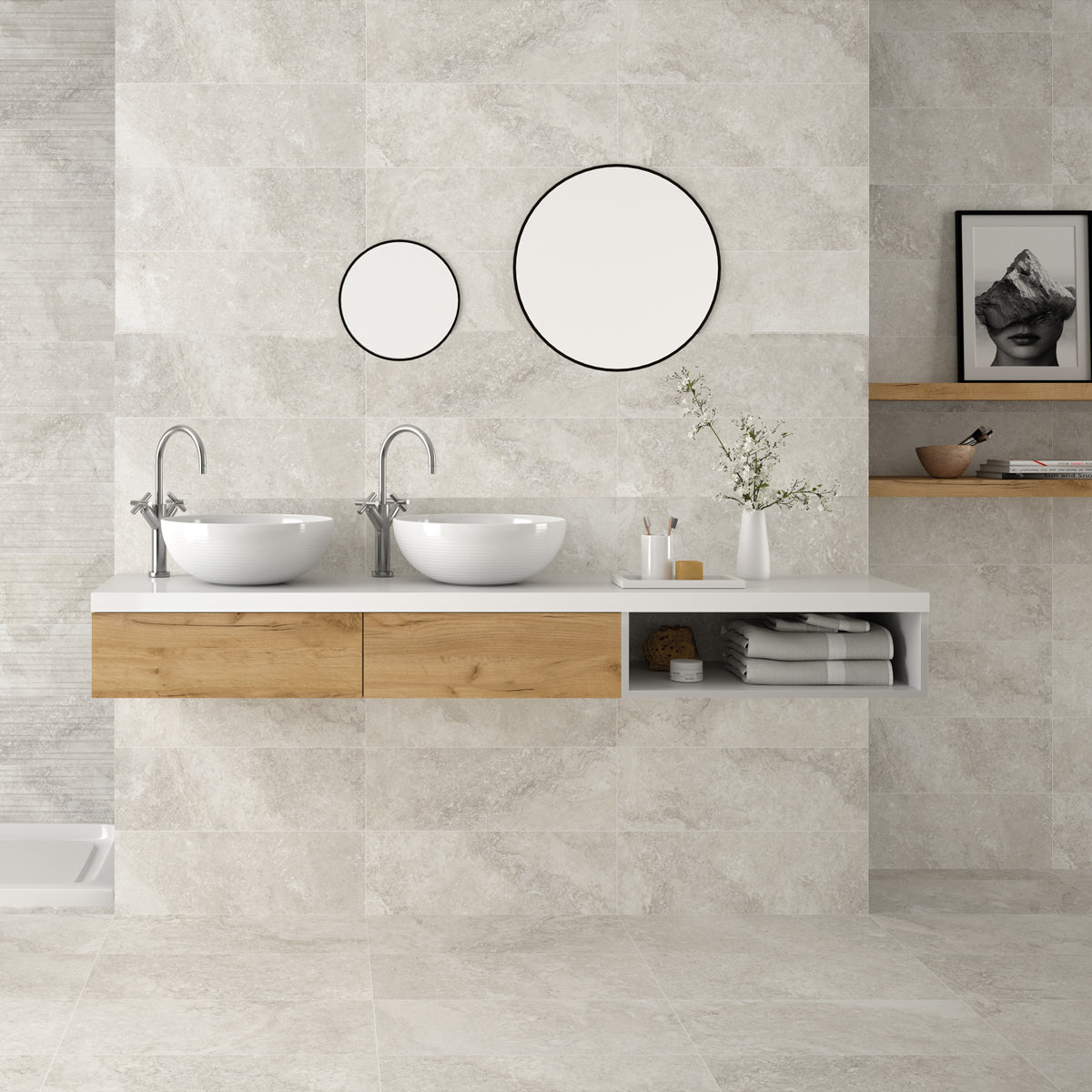 Klinker Tenfors Rockstone Marmor Pearl Matt 60x60